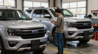 Spied: Ford’s $30,000 Electric Truck Caught Next to an Expedition