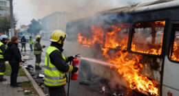 Bus Fire In Istanbul Kills 2, Injures 8