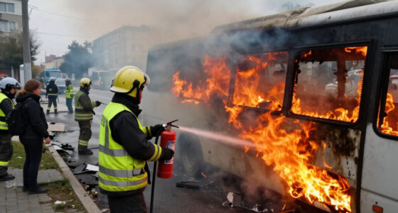 Bus Fire In Istanbul Kills 2, Injures 8
