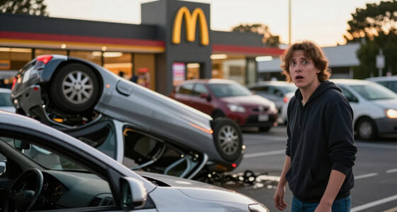 Roll Forward, Please: Car Flips Into Auckland McDonald's Drive-thru - 1News