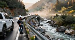 Building A Mountain Highway To Withstand A 500-Year Flood Is The Definition Of A Big Job