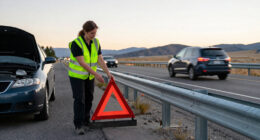 Colorado’s Plan To Protect Emergency Workers On The Shoulder? Giant, Neon Green Ford Trucks
